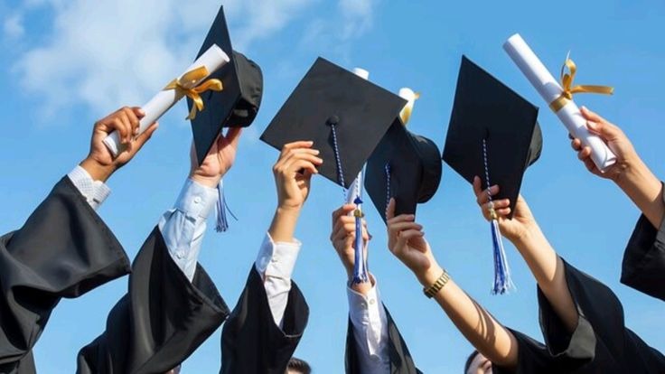 University students studying abroad